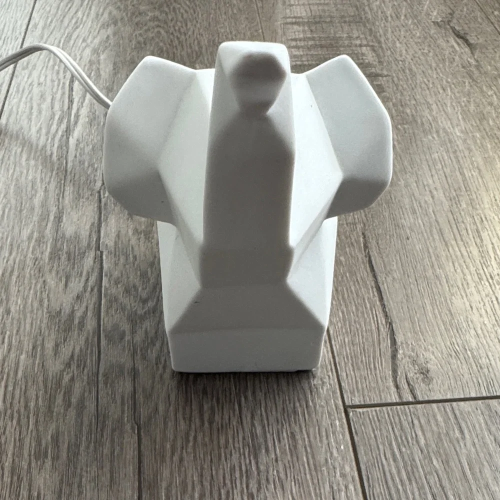 Restoration Hardware Modern Safari Animal Porcelain Nightlight - Elephant
